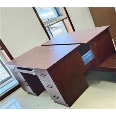 頌泰  /SONGTAI B-4116 辦公桌  職員辦公桌椅 帶鎖三抽+主機(jī)柜120*60cm 自主安裝