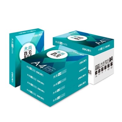 得力/DELI  A4 復(fù)印紙 木尚70g 白紙辦公用紙雙面打印不卡紙 整箱